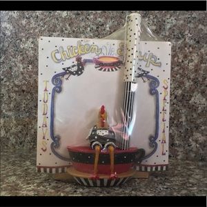 Chicken theme sticky note and holder